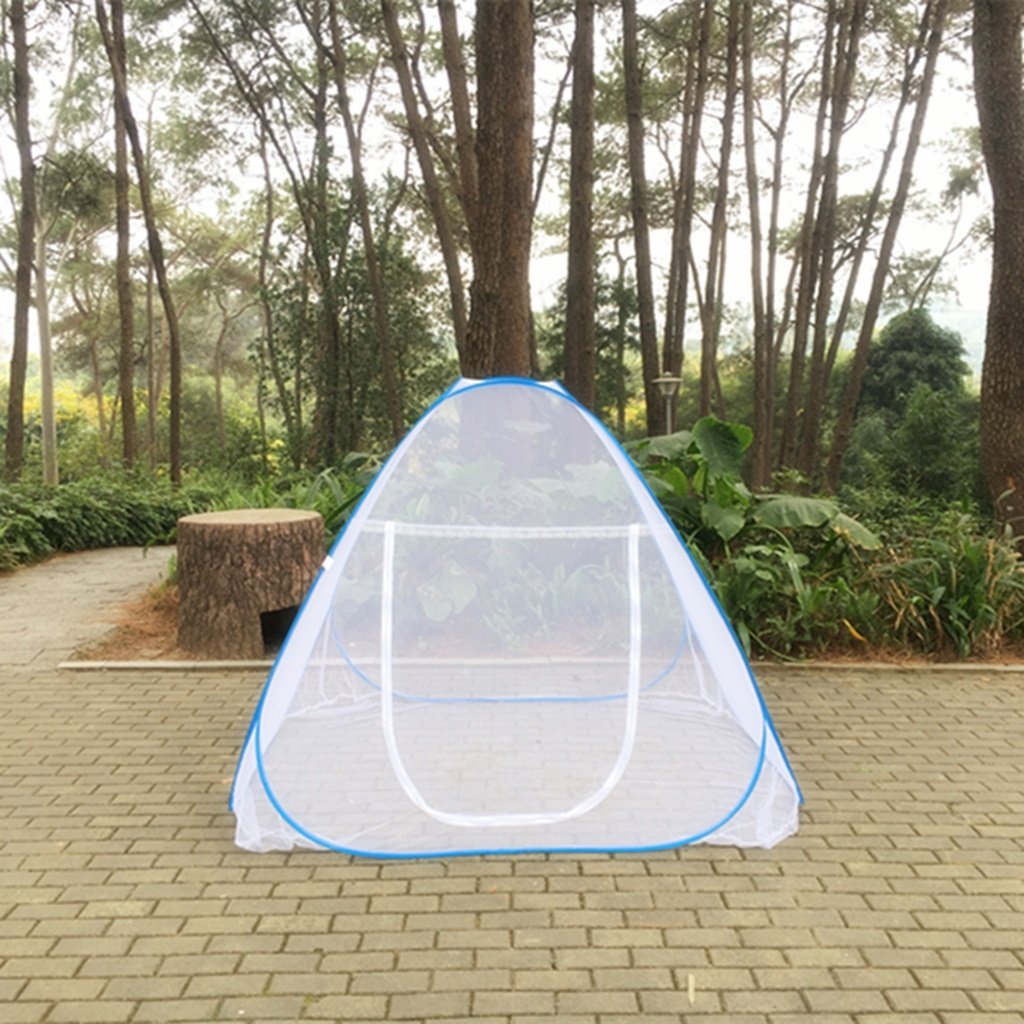 Zheng Hui Portable Folding Mosquito Net for Camping & Outdoor - 180cm/70.9inch White Travel Bug Net - Perfect for Tent, Hammock, Backpacking & Picnic Use