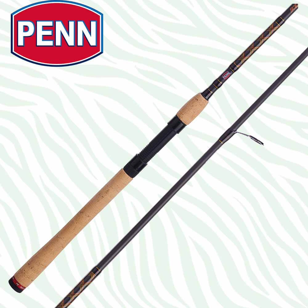 Penn Squadron III Inshore Spinning Rod - Lightweight Graphite Fishing Rod for Saltwater & Freshwater - Perfect for Surf, Pier & Boat Fishing