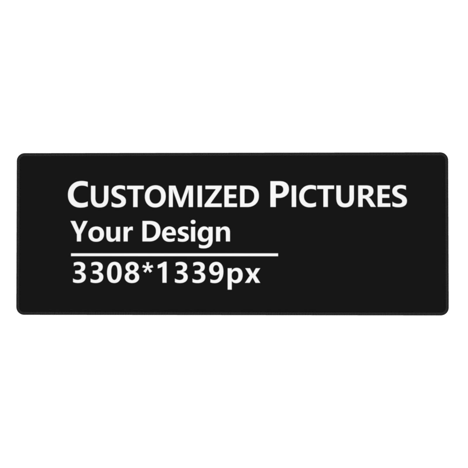Custom Anime Large Mouse Pad - Non-Slip Rubber Base Gaming Mouse Mat for PC & Laptop | Demon Slayer (Kimetsu No Yaiba) Themed Extended Desk Mat for Home Office & Gaming Setup - Perfect for Work, Gaming & Anime Decor