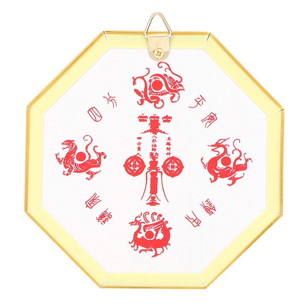 Authentic Chinese Feng Shui Bagua Mirror - Traditional Convex & Concave Design for Home Protection | Neutralizes Negative Energy & Blocks Harmful Chi | 13.5cm Concave Mirror for Door & Window Placement | Perfect for Home, Office & Business Feng Shui Enhancement
