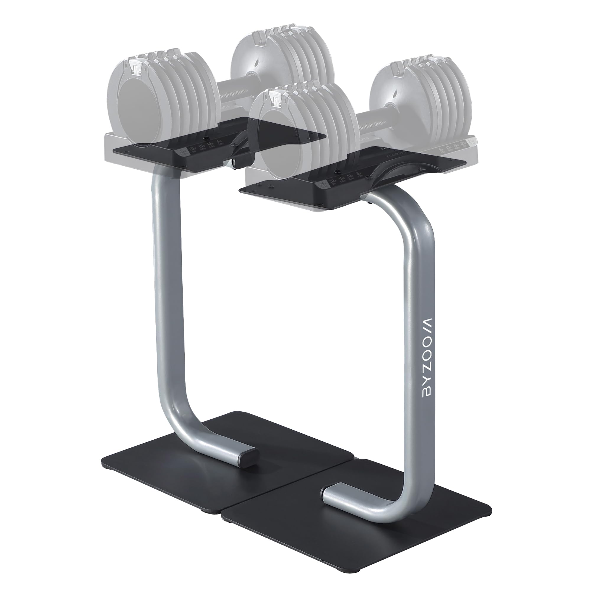 Adjustable Dumbbell Stand Rack Holder for Home Gym - Weight Training Equipment for Women & Beginners - Black | Perfect for Small Spaces & Strength Training Workouts