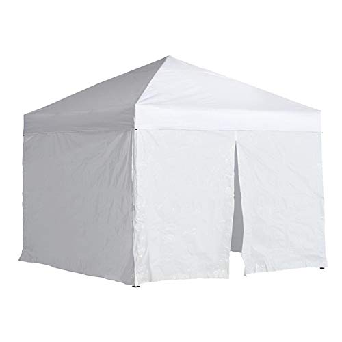 10x10 White Canopy Tent with Sidewalls - Instant Pop Up Shelter for Outdoor Events, Disaster Relief & Camping | Portable Isolation Tent for Emergency & Outdoor Use