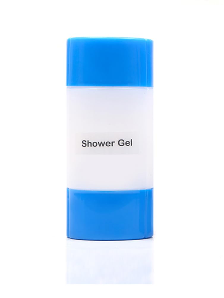 INOVERA 3-in-1 Refillable Travel Bottles Set - Leak Proof Plastic Containers for Shampoo, Conditioner & Lotion - TSA Approved Toiletry Bottles for Air Travel (Blue) | Perfect for Carry-On Luggage, Gym Bags & Vacation Essentials