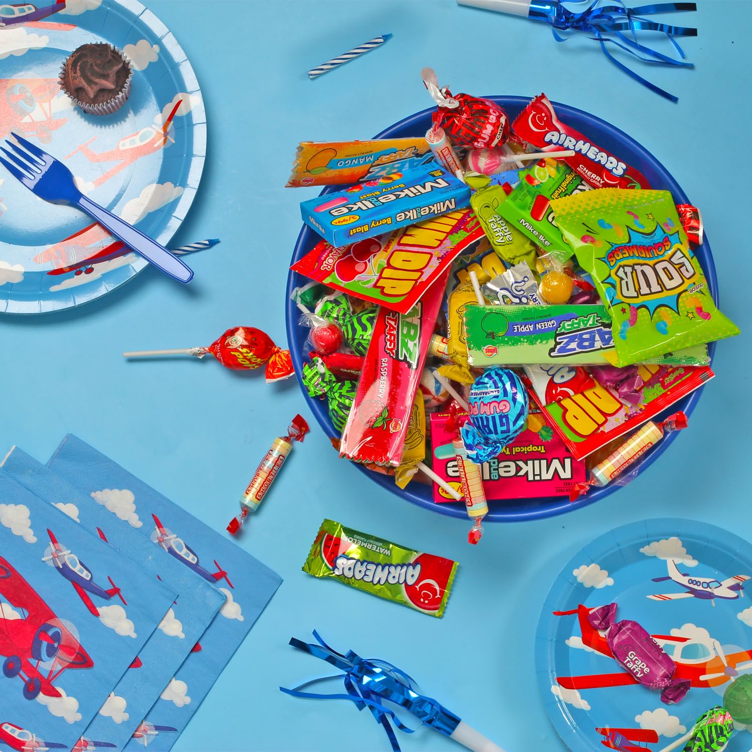 5LB Bulk Candy Assortment - Individually Wrapped Mixed Candies for Easter Egg Filling, Party Favors, Halloween Treats & Office Snacks