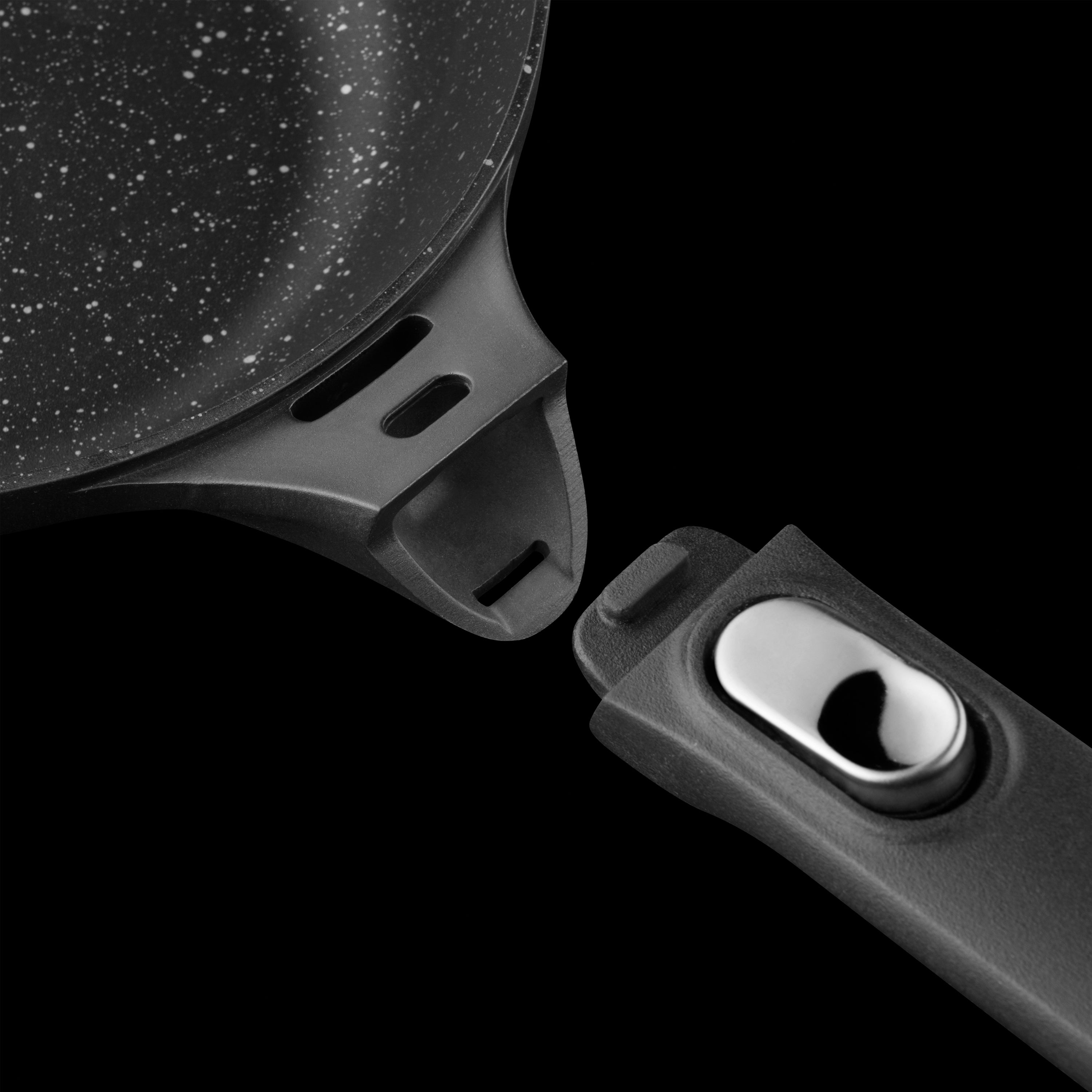 BergHOFF GEM 10-Inch Nonstick Grill Pan for Stovetop Cooking - Black Cast Aluminum Grill Pan for Steaks, Burgers, Vegetables - Perfect for Indoor Grilling, BBQ, Camping & Home Kitchen Use