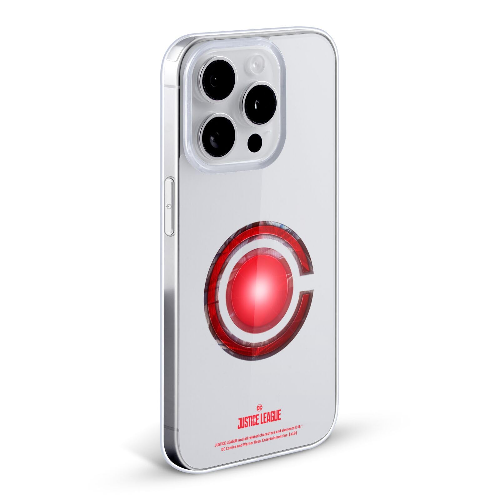 Officially Licensed Justice League Movie Cyborg Gel Case for Apple iPhone 13 Pro Max - Durable Soft TPU Phone Cover with Superhero Design - Perfect for DC Fans, Daily Protection & Gift Giving