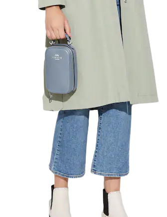 Coach Eva Phone Crossbody Bag - Stylish Leather Purse for Women with Adjustable Strap - Perfect for Everyday Use, Travel & Shopping