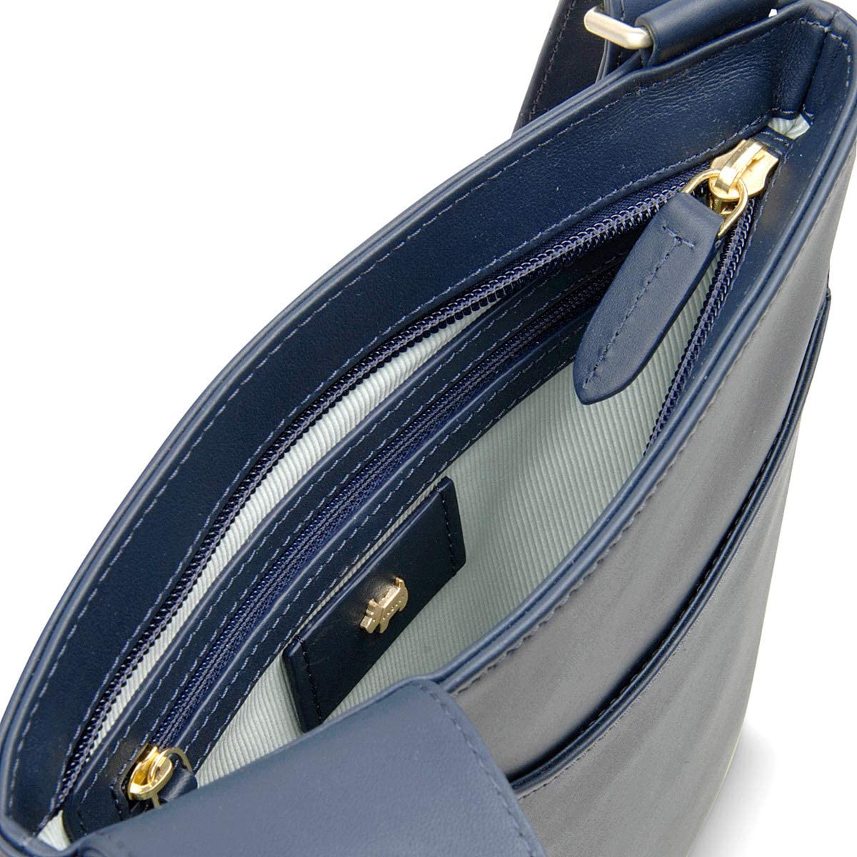 RADLEY London Women's Medium Zip-Around Leather Crossbody Bag in Ink - Perfect for Work, Travel & Everyday Use