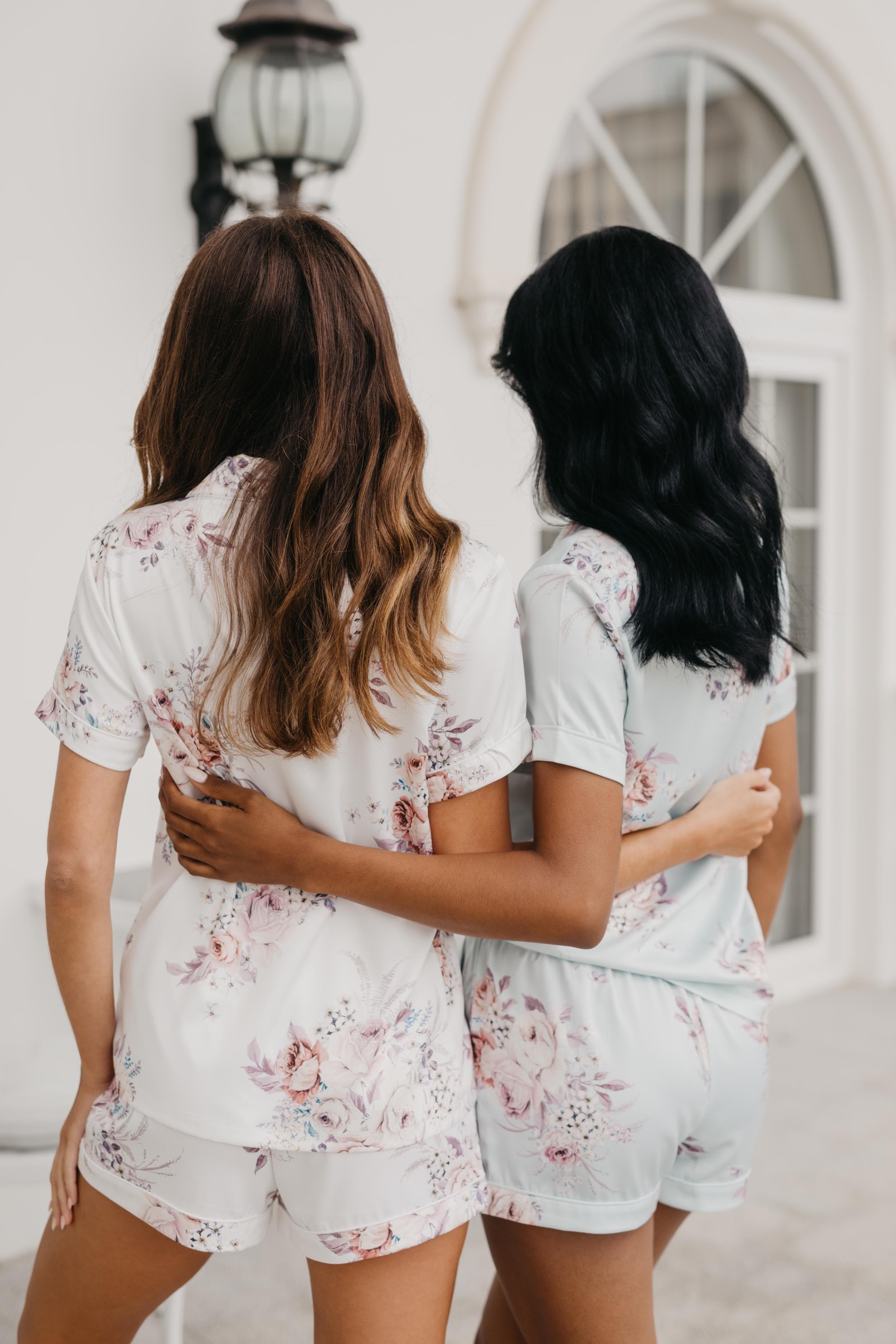 Andrea Rose Mist Pajama Set for Women - Soft & Comfortable Sleepwear, Loungewear for Relaxing at Home or Traveling