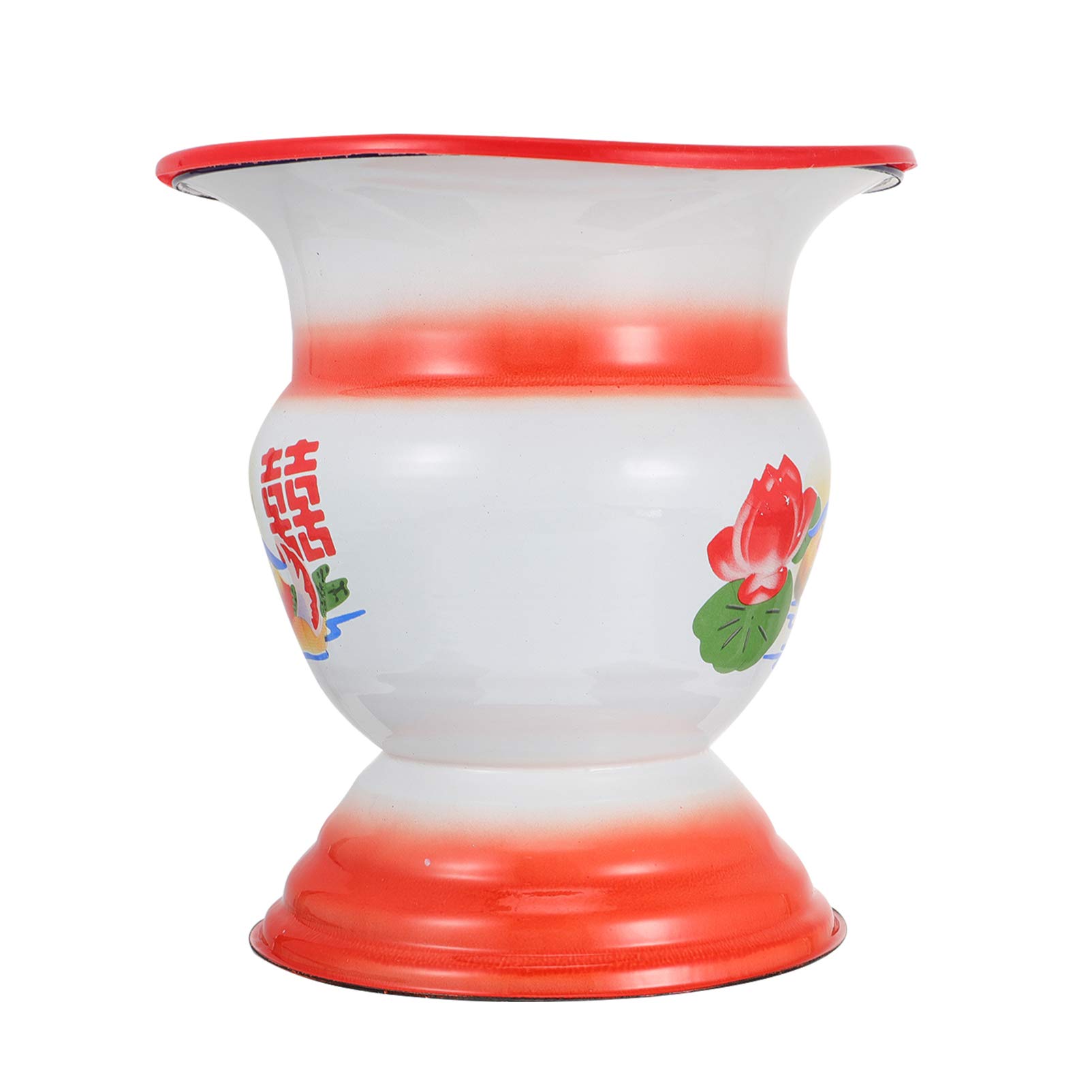 Vintage Enamel Fruit Basket - Snack Bowl for Kitchen & Home Decor