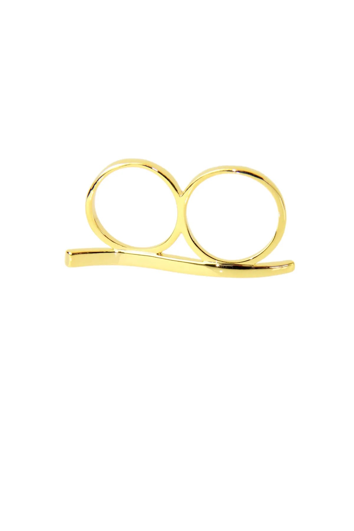 Double Bar Ring for Women - Minimalist Stackable Dainty Gold or Silver Rings - Perfect for Everyday Wear, Layering & Gifts