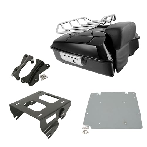 Black Solo Mount Rack Tour Pack Set Style #16