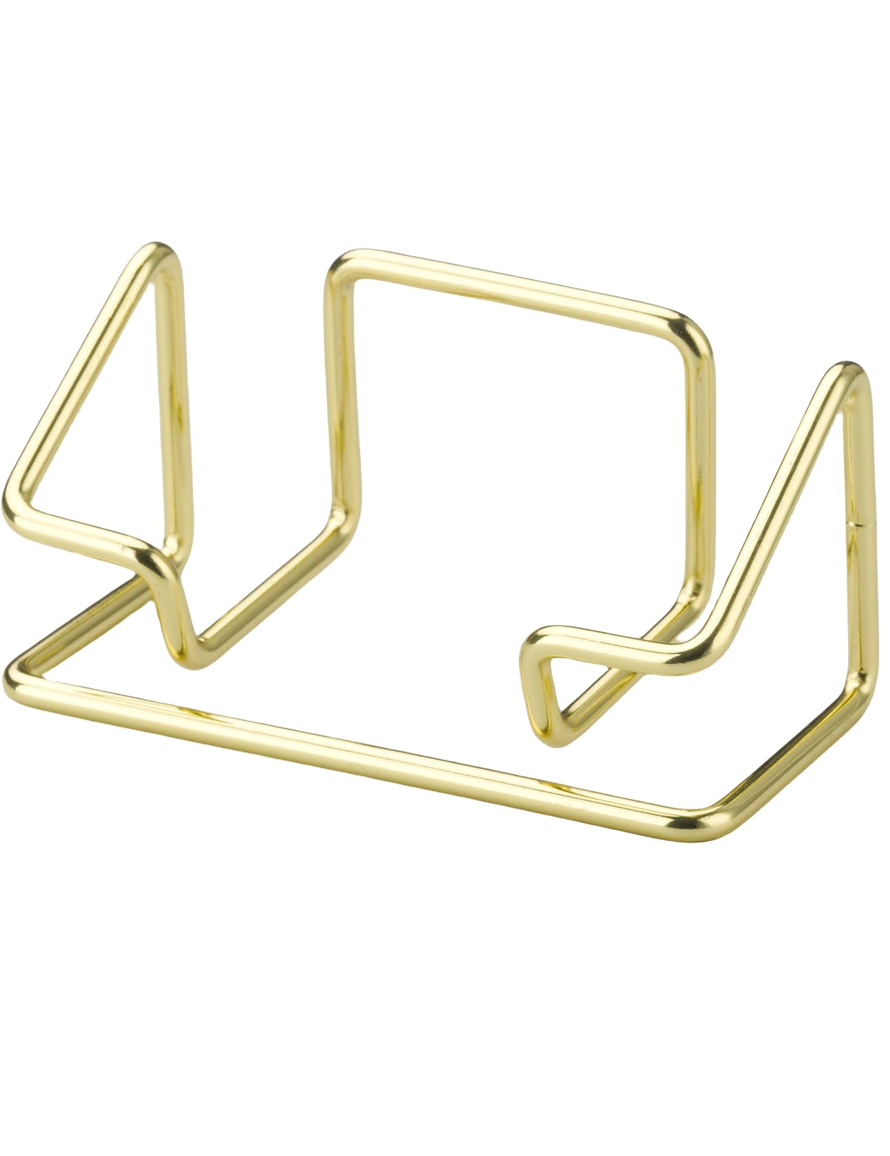 Elegant Metal Business Card Holder for Desk - Golden Office Organizer for Men & Women | Perfect for Professional Meetings, Office Desks & Gift Giving