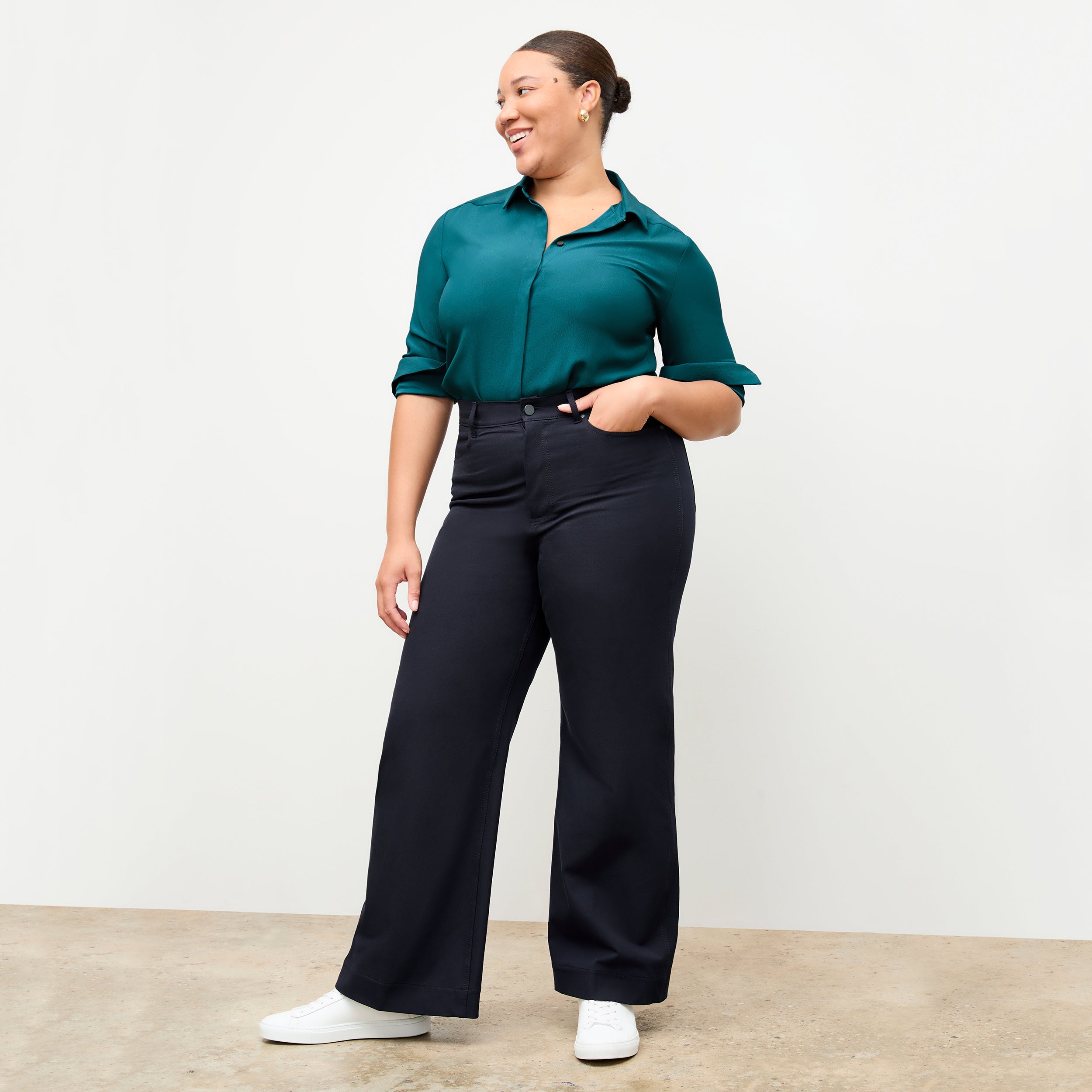 Eco-Friendly Milo Jean - Better Than Denim in Dark Navy | Sustainable Fashion for Casual Wear & Everyday Outfits