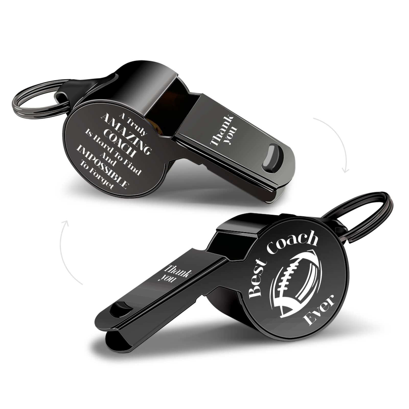 Premium Referee Whistle with Lanyard - Loud Sports Whistle for Coaches, Teachers & Officials - Ideal Coaching Accessories & Team Gifts for Men & Women - Perfect for Soccer, Basketball Games & Emergency Situations