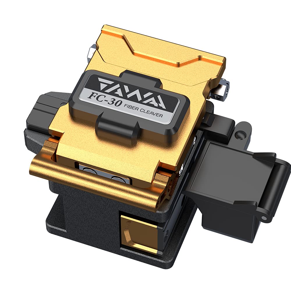 High Precision TAWAA FC-30 Fiber Optic Cleaver with 24 Surface Blade - Professional Splicing Tool for 48,000 Fiber Cleaves - Ideal for Telecom Installations & Network Maintenance