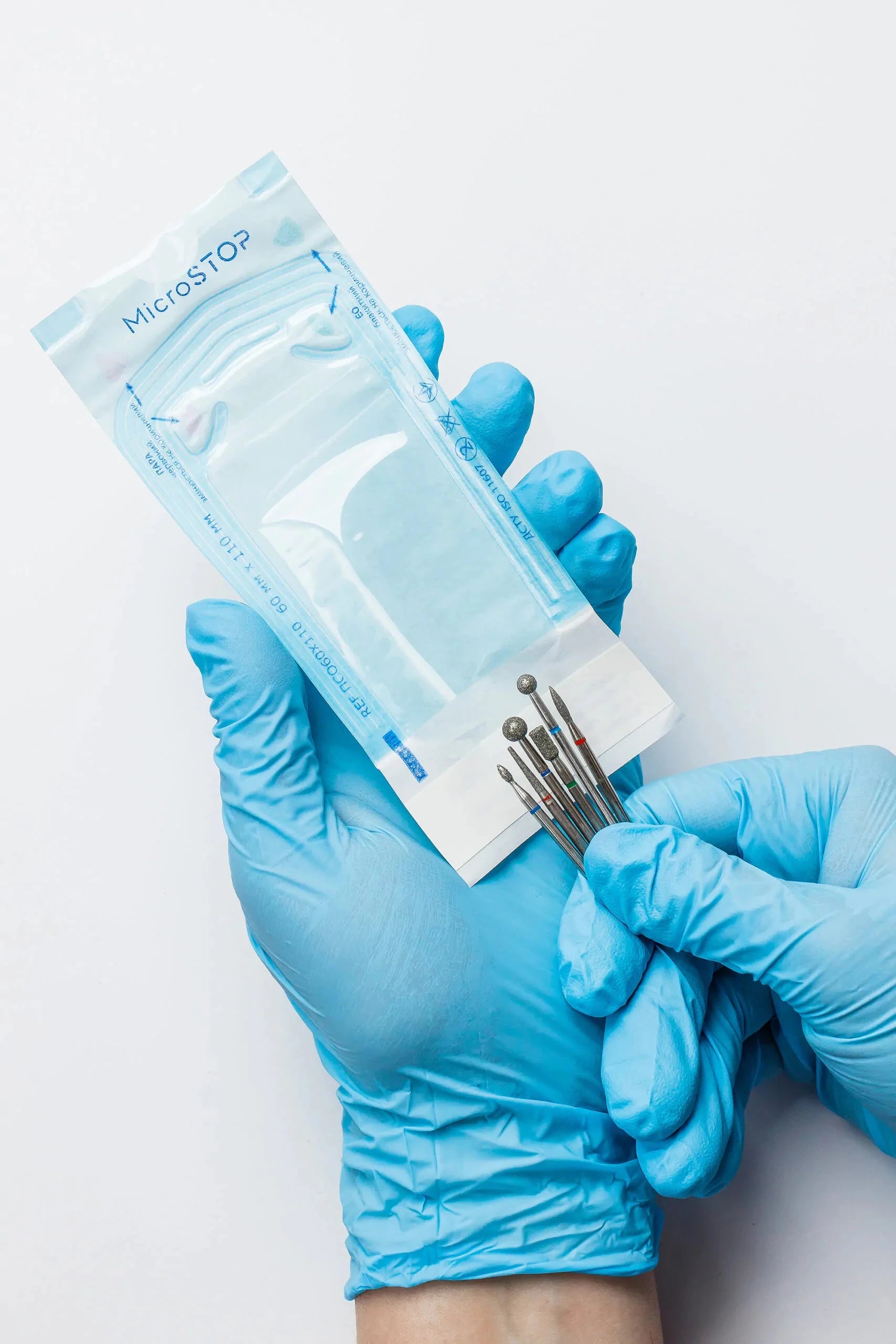 Autoclave Sterilization Pouches - Self Adhesive MicroStop Bags, 60x110mm (200 Pack) - Perfect for Dental, Medical & Tattoo Equipment Sterilization