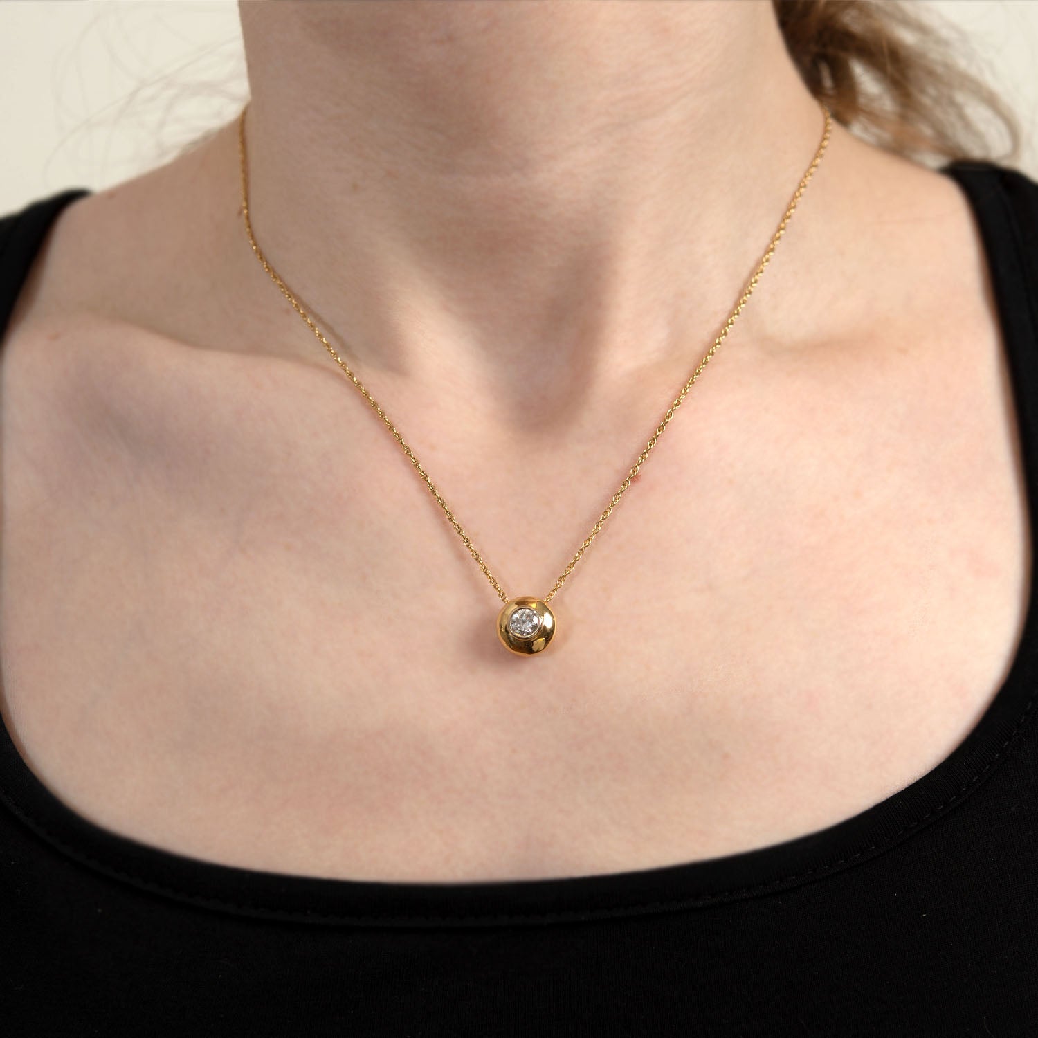 14K Gold Diamond Pendant Necklace - 0.5 Carat Total Weight (CTW) - Elegant Jewelry Gift for Women, Perfect for Weddings, Anniversaries & Special Occasions