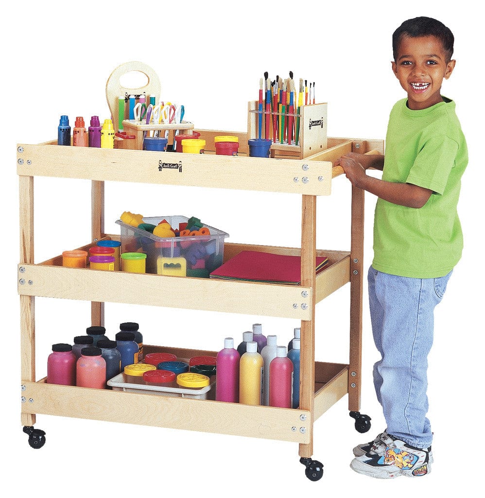 Heavy Duty Utility Cart with Wheels - Foldable Rolling Cart for Groceries, Laundry, Office Supplies & More - Perfect for Home, Warehouse, and Retail Use