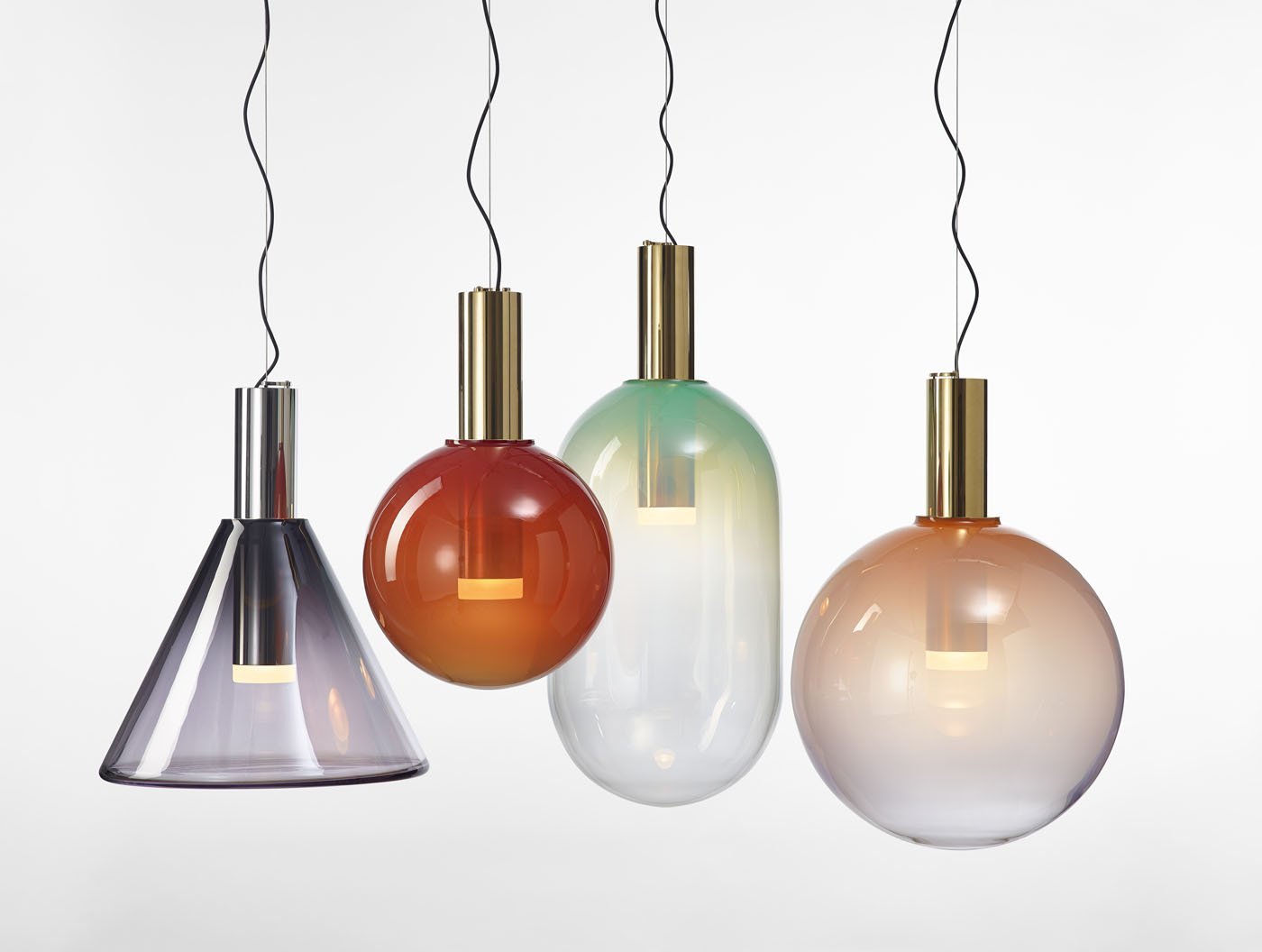 Eidos Collection Modern Pendant Lamp - Stylish Hanging Light Fixture for Dining Room, Kitchen Island, Living Room & Bedroom Decor
