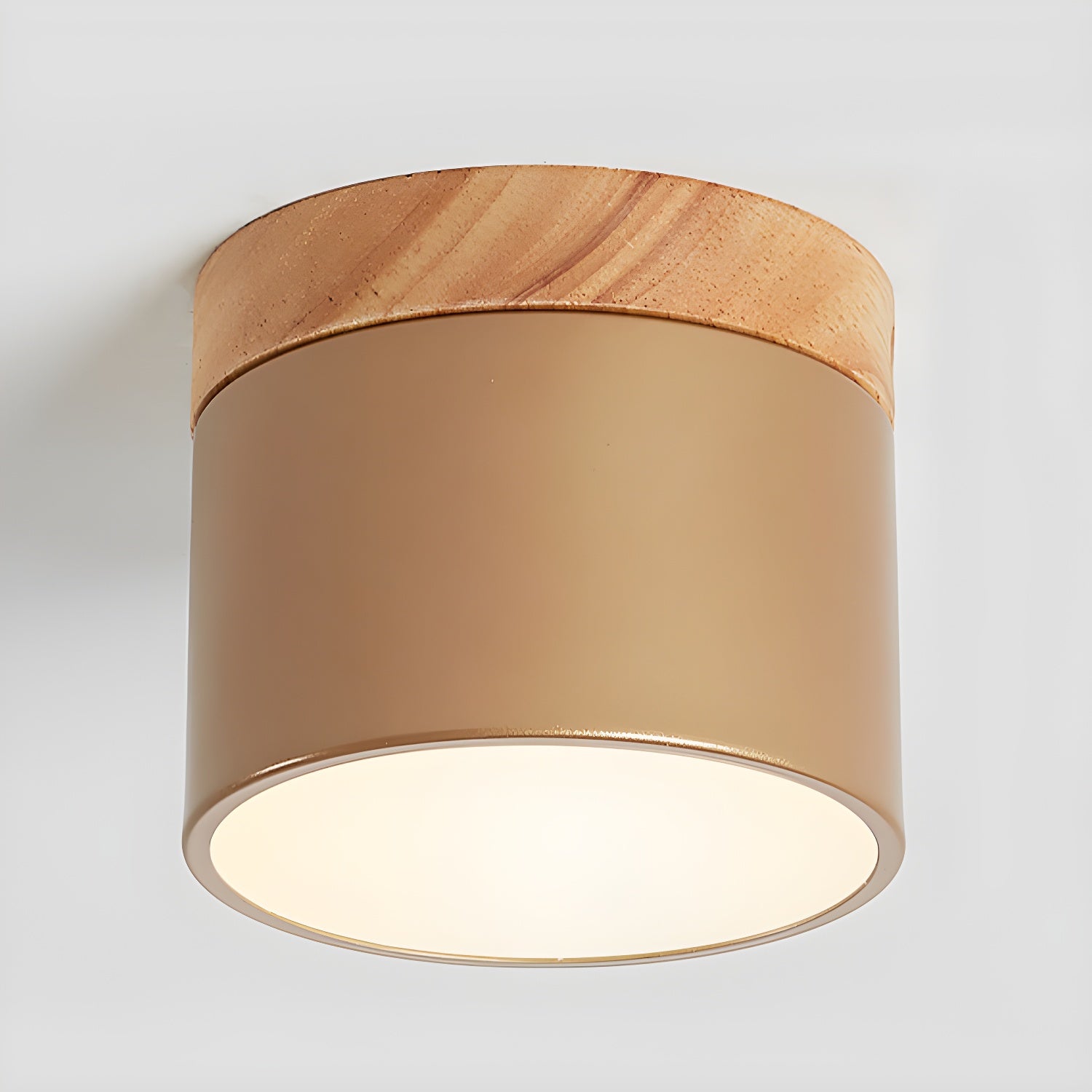 Alva Wooden Surface Downlight - Modern LED Recessed Ceiling Light for Living Room, Bedroom, and Kitchen | Energy Efficient Dimmable Lighting Fixture | Perfect for Home and Office Decor