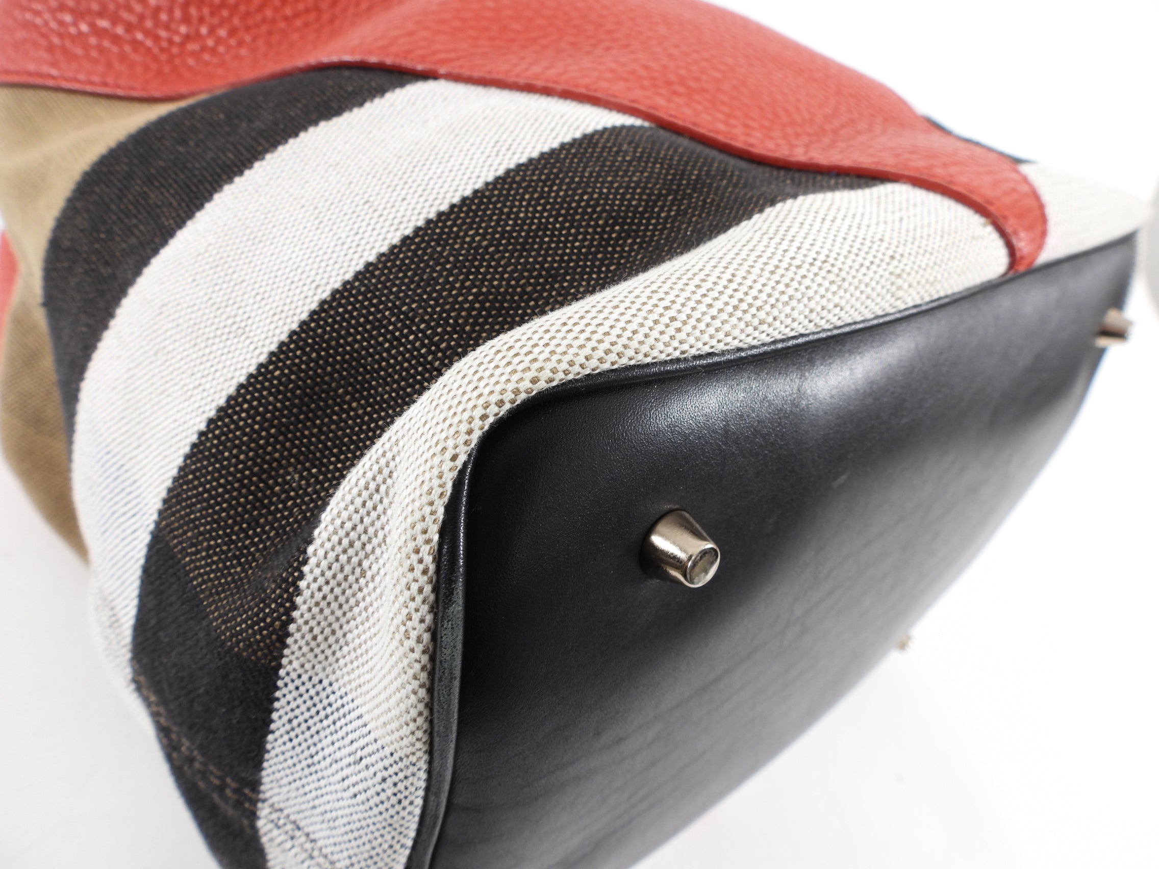 Burberry Red Canvas Check Two-Way Bucket Bag for Women | Fashionable Crossbody & Shoulder Bag | Perfect for Travel, Work & Daily Use