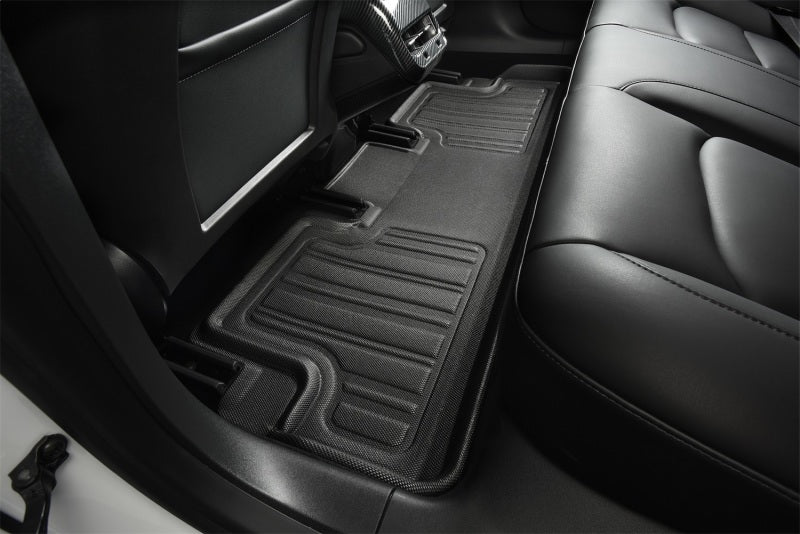 3D MAXpider Custom Fit All-Weather Floor Mats for 2020-2022 Tesla Model 3 (1st & 2nd Row) - Premium Black Car Interior Accessories for Protection & Style - Perfect for Daily Commute, Road Trips and All Seasons