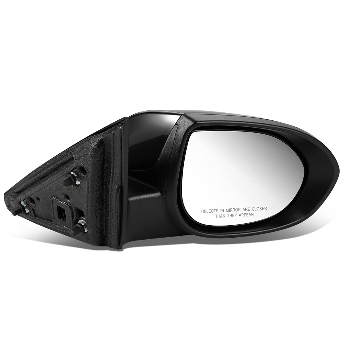 DNA Motoring OEM-MR-MA1321189 Right Side Power Adjustable Rear View Mirror with Puddle Light - Non-Folding, Non-Heated - Compatible with 2009-2013 Mazda 6 Sedan | Perfect for Night Driving & Enhanced Vehicle Safety
