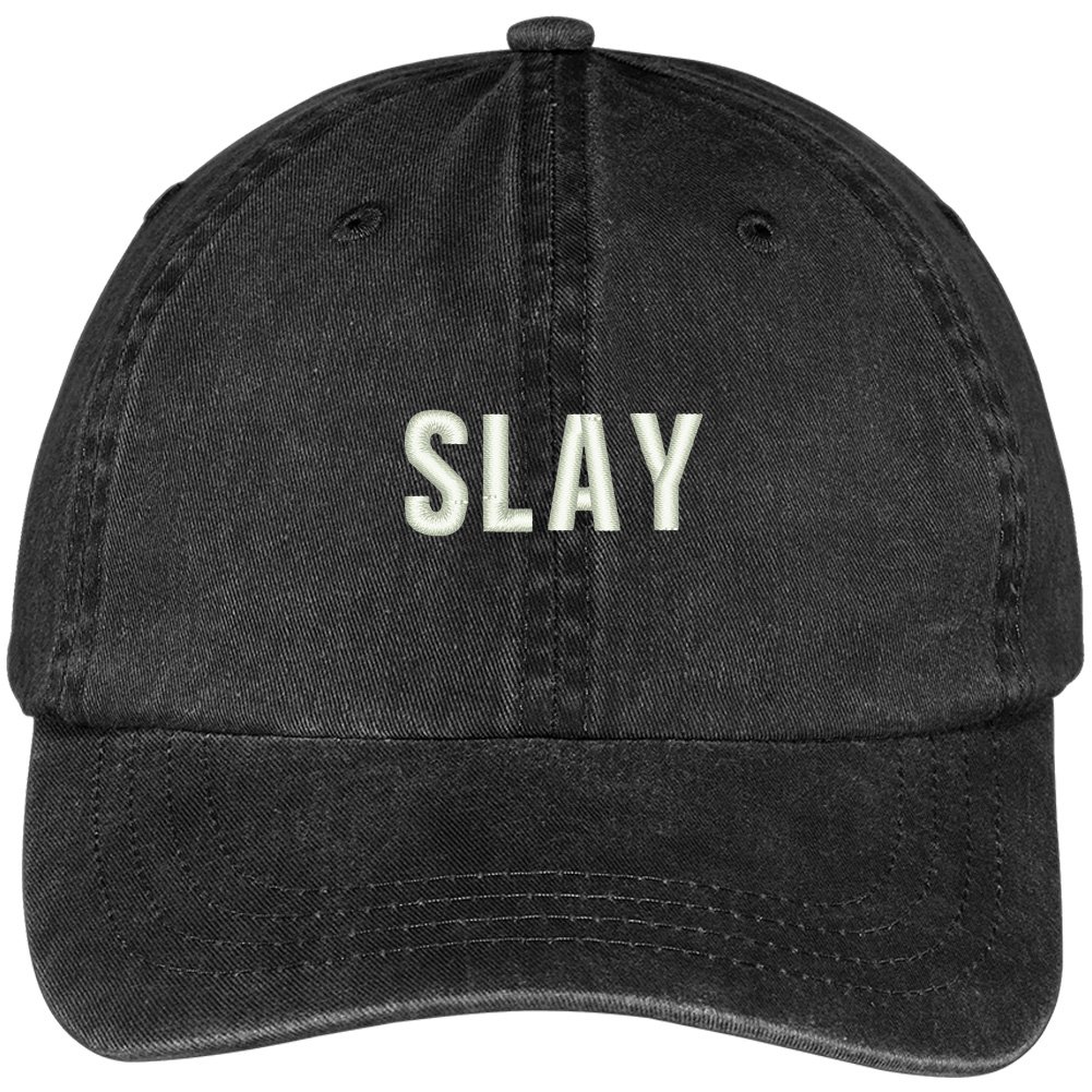 Trendy Embroidered Cotton Adjustable Washed Cap for Women & Men - Vintage Style Baseball Hat for Outdoor Sports, Travel & Fashion