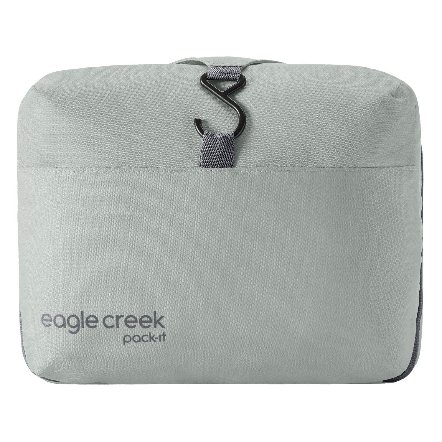 Eagle Creek Pack It Hanging Toiletry Kit - Waterproof Travel Organizer for Toiletries & Cosmetics - Perfect for Camping, Business Trips & Air Travel - Storm Grey