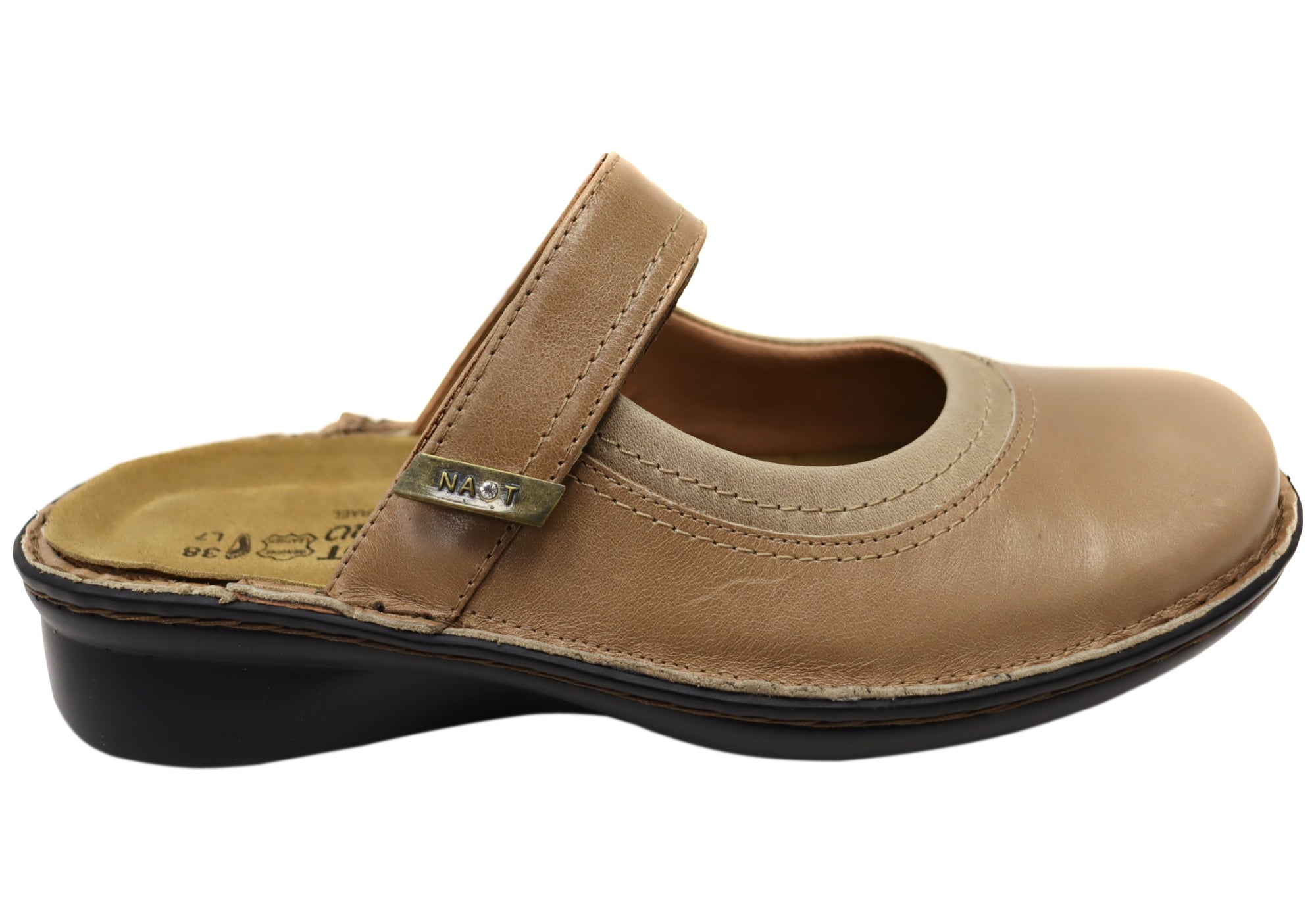 Naot Trio Women's Comfortable Wide Fit Orthotic Friendly Clogs Mules - Slip On Shoes for Nurses, Teachers & Healthcare Workers