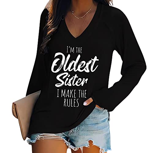 V Neck Black
