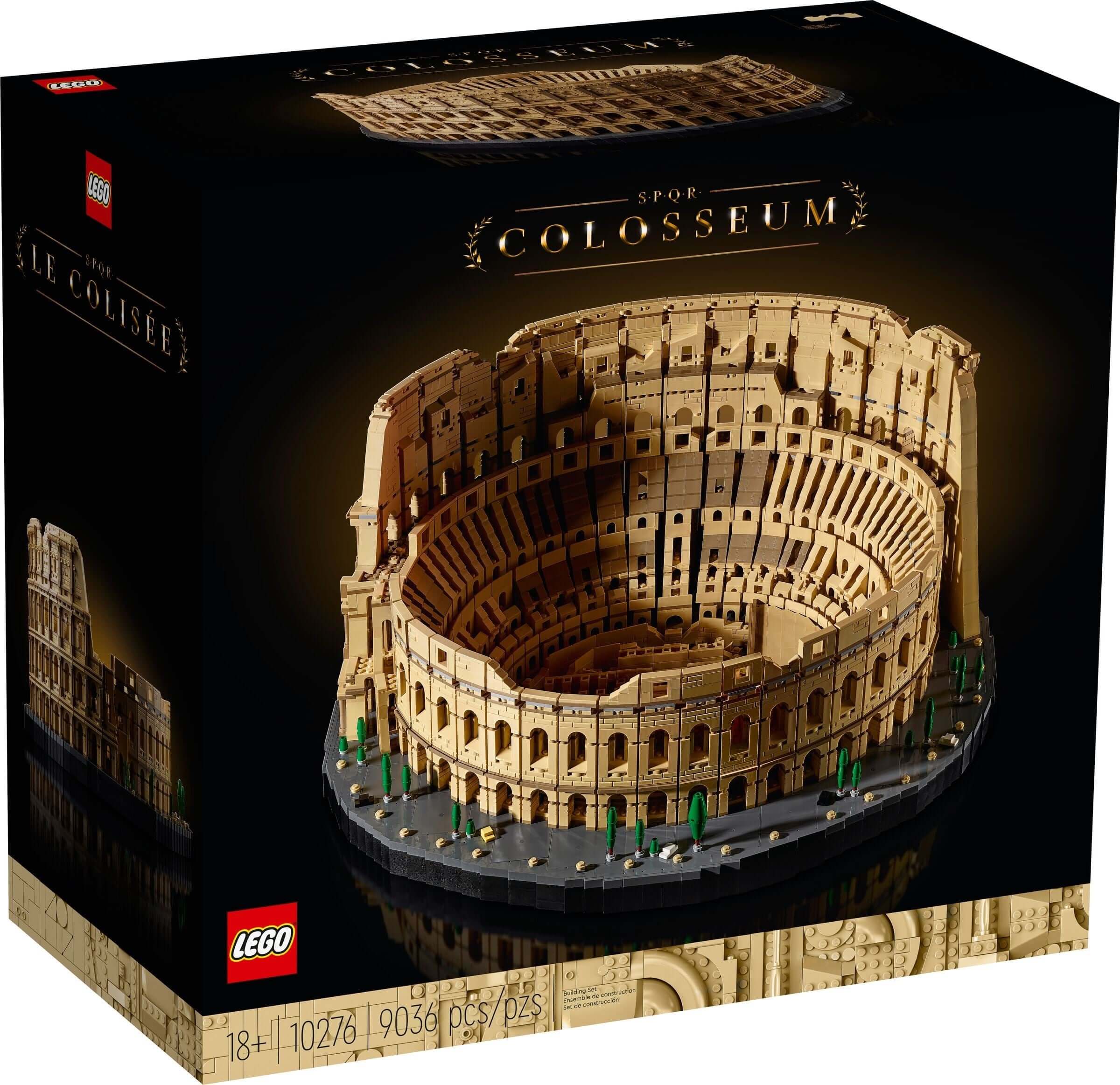 LEGO 10276 Colosseum Building Set - 9,036 Pieces, Roman Architecture Model Kit for Adults, Collectible Display for Home & Office Decor | Perfect Gift for History & LEGO Enthusiasts