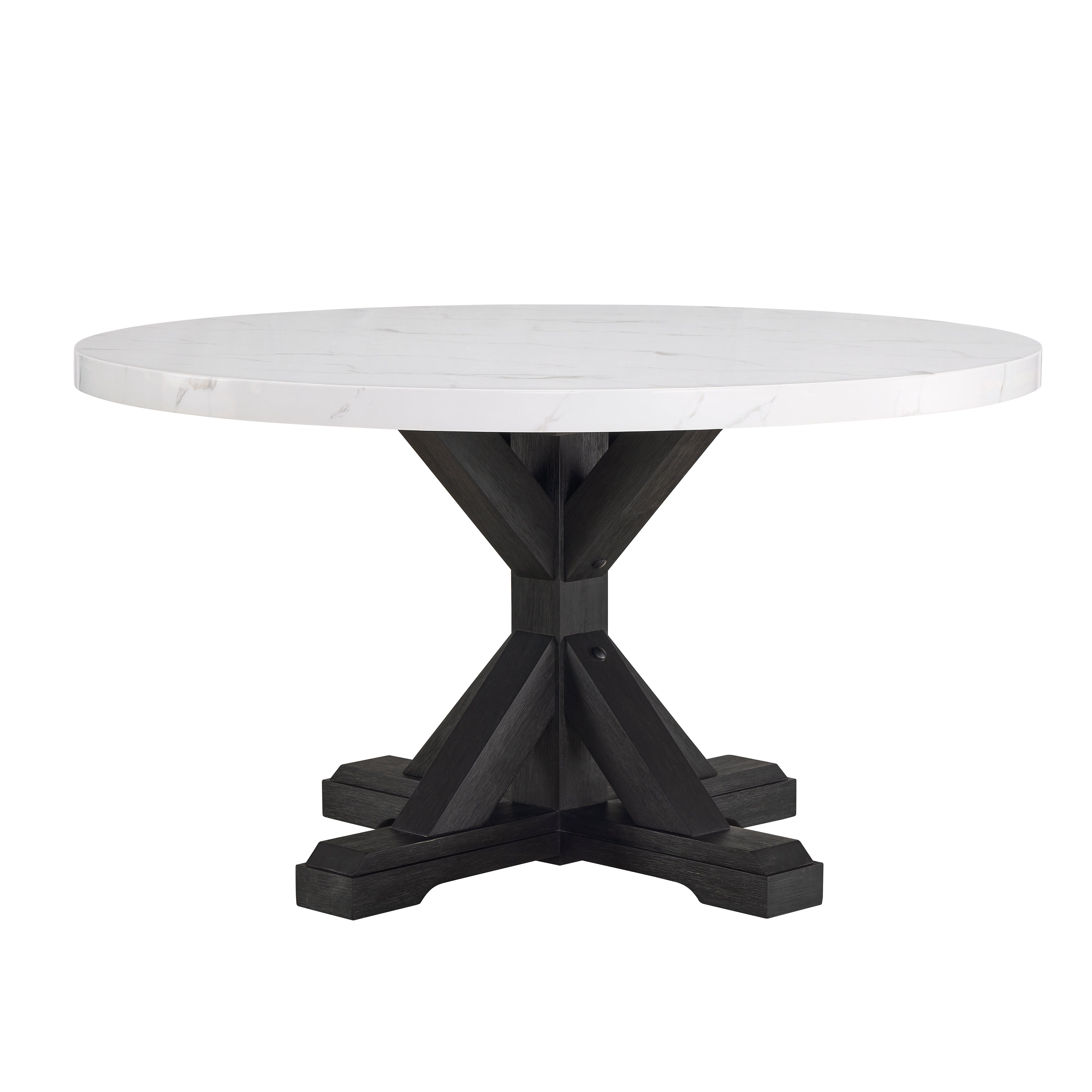Roundhill Furniture Hirima Modern Elegance 5-Piece Dining Room Set - 54