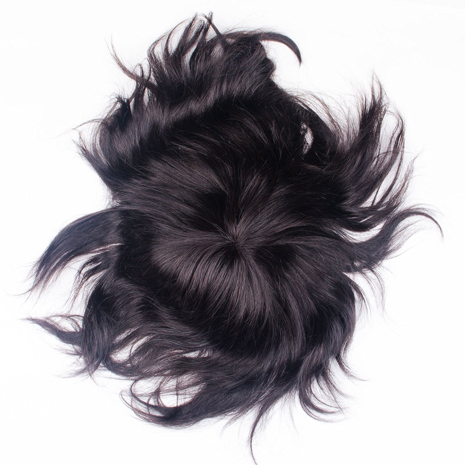 Stylazo Hair Loss Solution - Human Hair Toupee with Mono Base (6 inch, 10X8, Black) | Natural Looking Hair Patch & Wigs for Men & Women | Perfect for Daily Wear, Cosplay & Hair Restoration