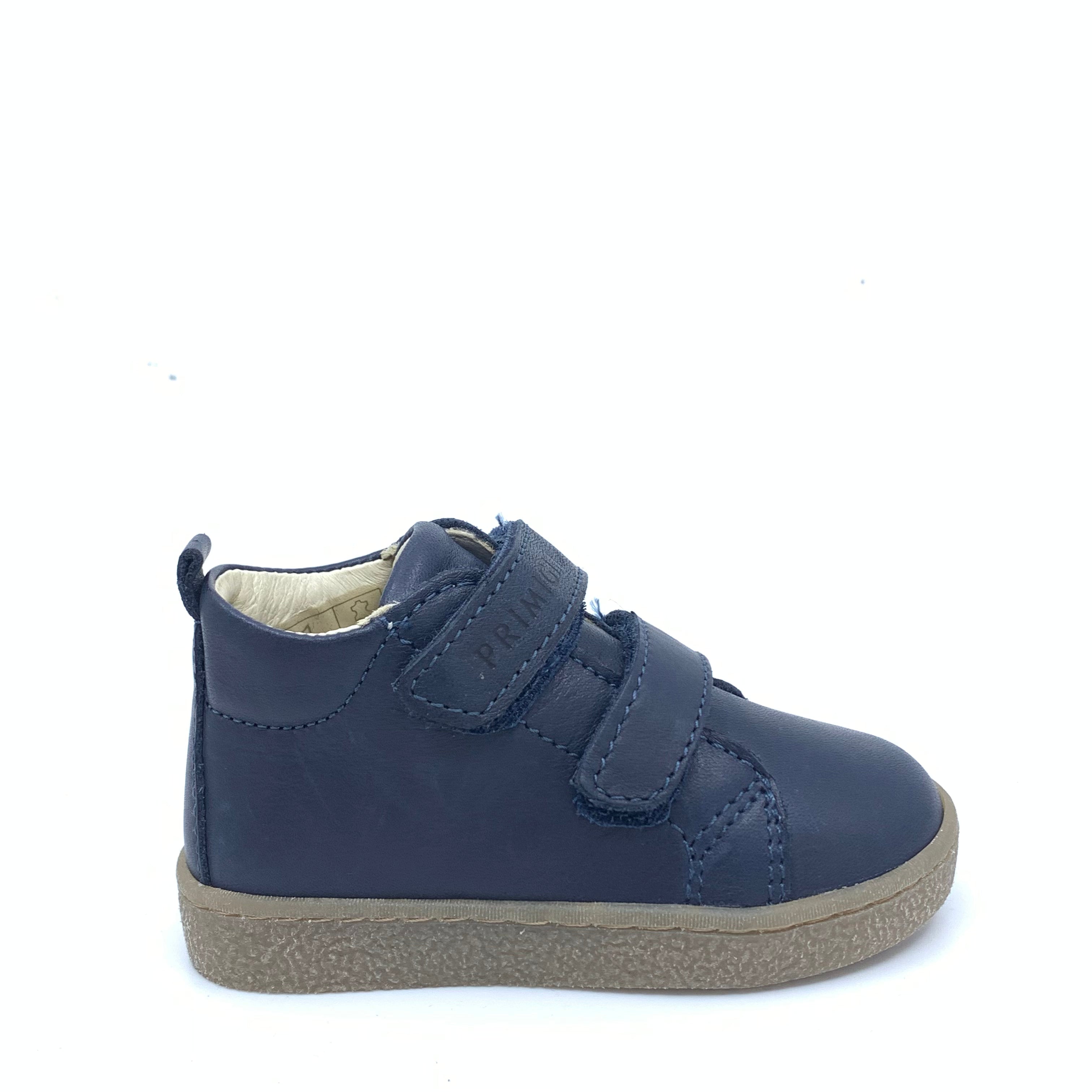 Primigi Navy Velcro Baby Sneakers - Comfortable & Stylish First Walking Shoes for Toddlers - Perfect for Indoor Play, Outdoor Adventures & Special Occasions