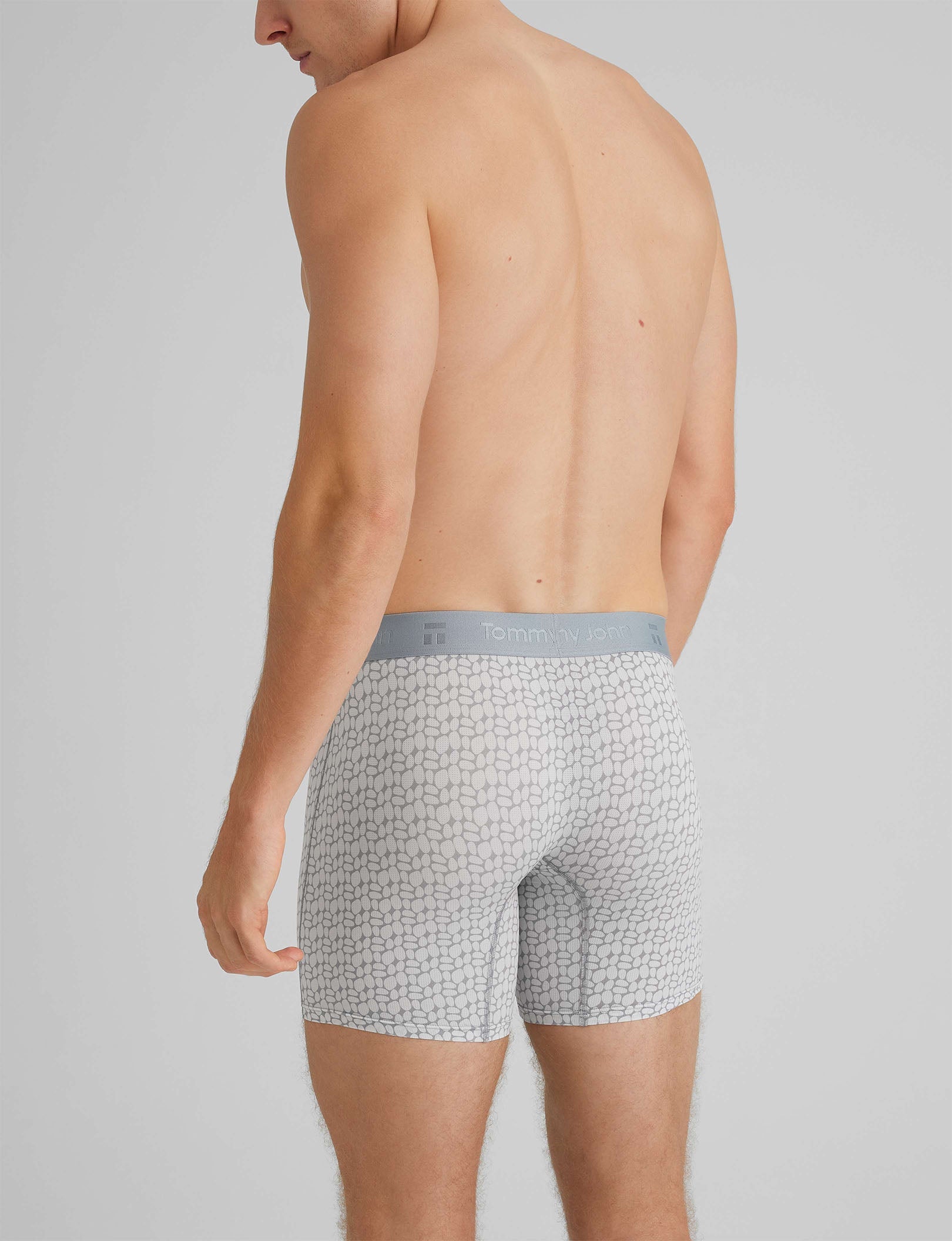Breathable Air Mid-Length Boxer Briefs - 6 Pack for Men | Comfortable & Moisture-Wicking Underwear for Workout, Travel & Daily Wear
