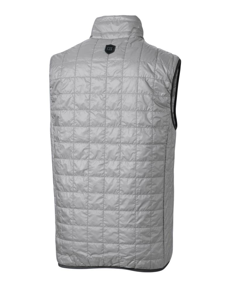 Cutter & Buck Men's Weather-Resistant Primaloft Down Alternative Rainier Vest - Lightweight Insulated Puffer Vest for Hiking, Camping & Outdoor Activities | Perfect for Cold Weather, Travel & Casual Wear