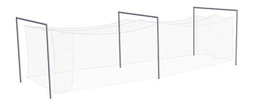 JUGS Batting Cage Frame #2 for Baseball & Softball Training - Fits #60 & #96 Nets - Perfect for Backyard Practice & Team Drills
