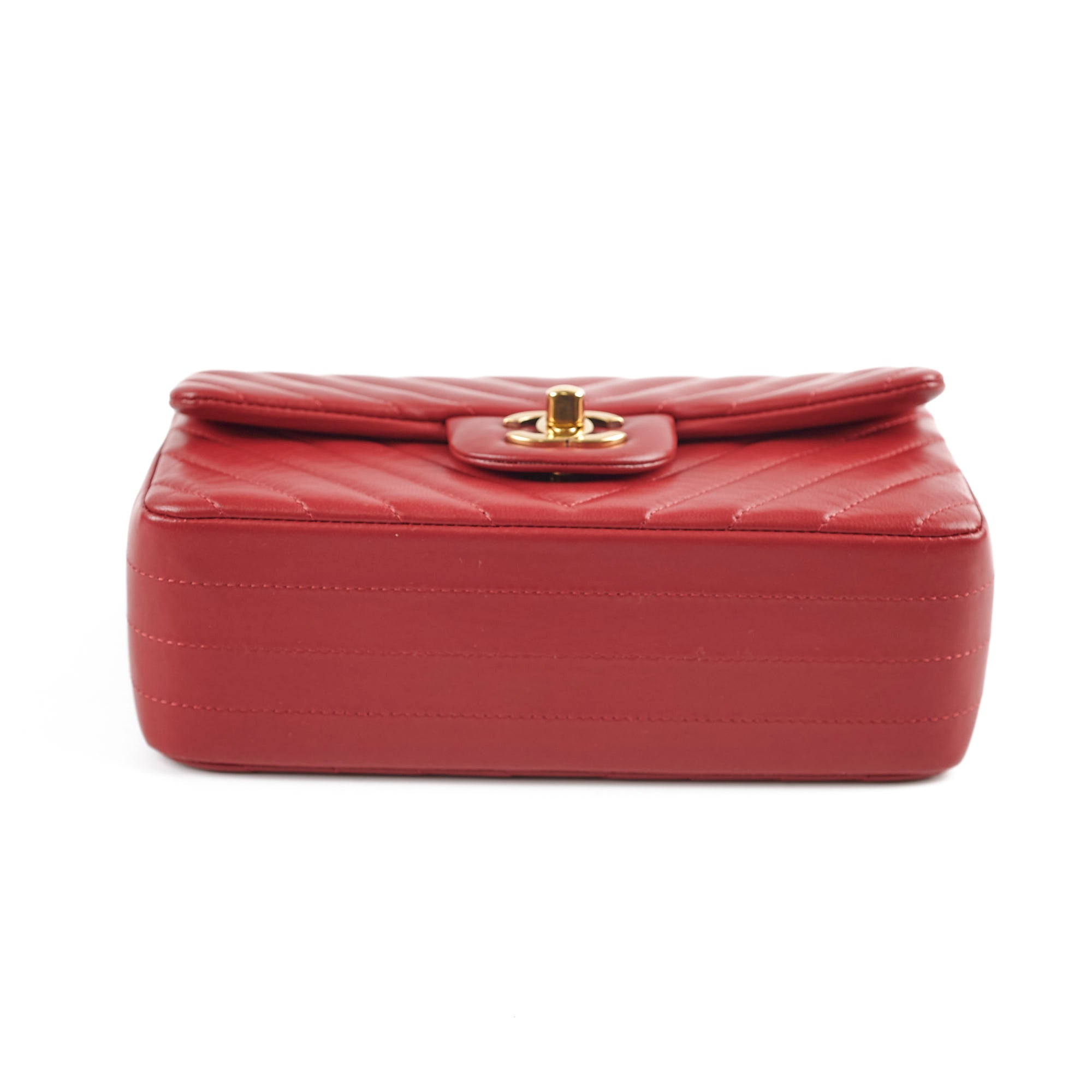 Chanel Mini Rectangular Chevron Lambskin Red 21 Series Handbag - Luxury Designer Crossbody Bag for Women, Perfect for Parties, Date Nights & Special Occasions