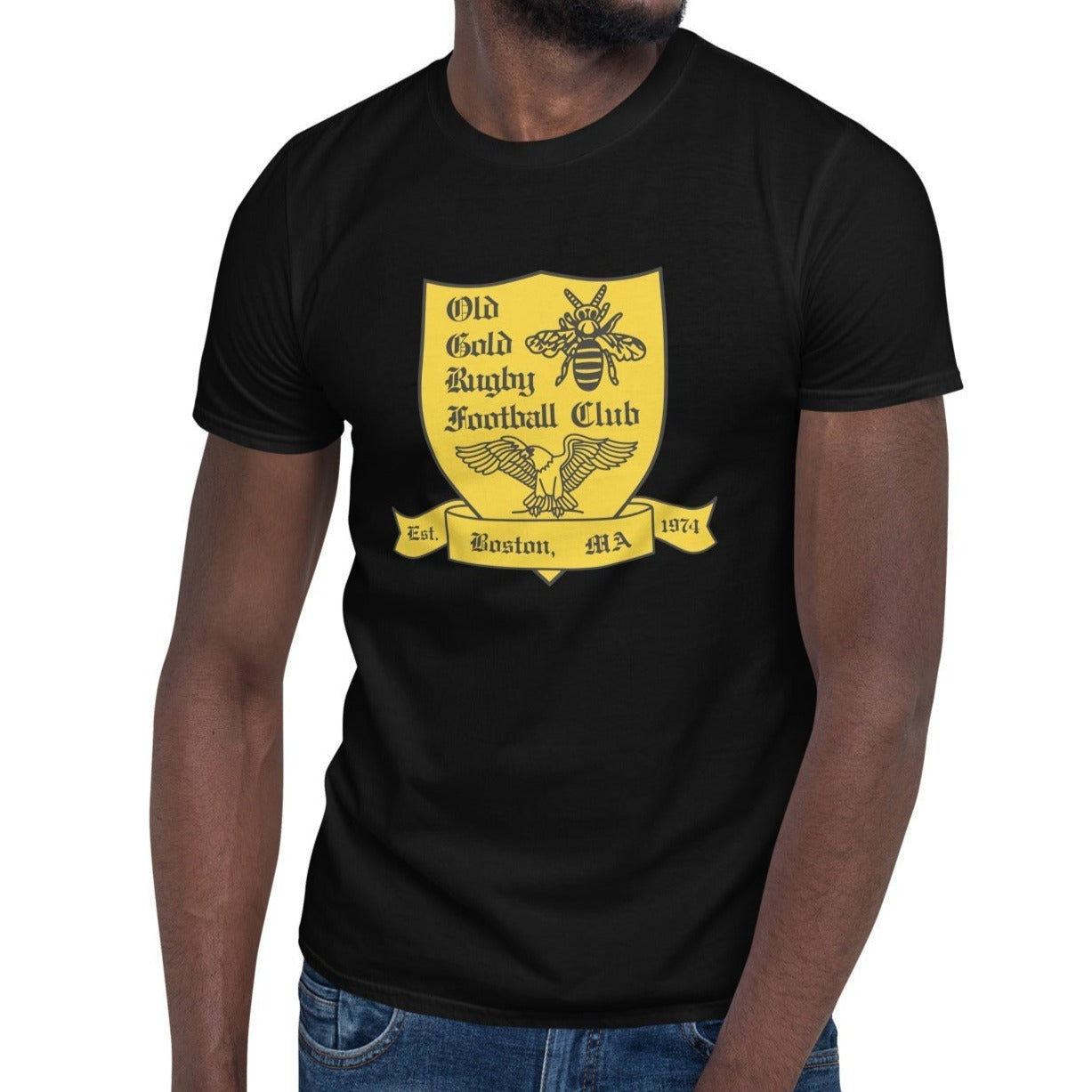 Old Gold RFC Basic Tee - Premium Cotton Men's T-Shirt for Casual Wear & Everyday Comfort | Trendy Streetwear Essential