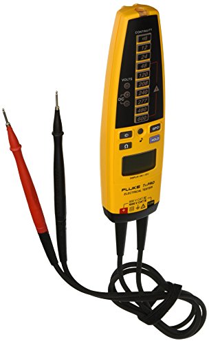 Fluke T+PRO Electrical Tester - Compact Voltage Detector for Electricians | Perfect for Home Wiring, Circuit Testing & Electrical Maintenance