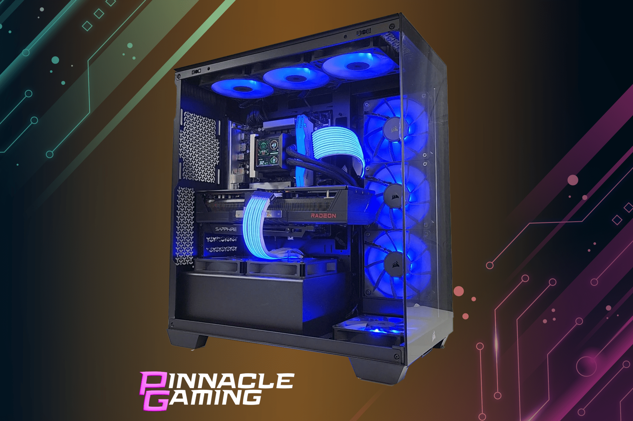 Custom Gaming Desktop PC - Intel Core Ultra 9, RTX 5080, 4TB SSD, 32GB DDR5 RAM, WiFi 6 - High Performance Computer for Streaming, Esports & 4K Gaming