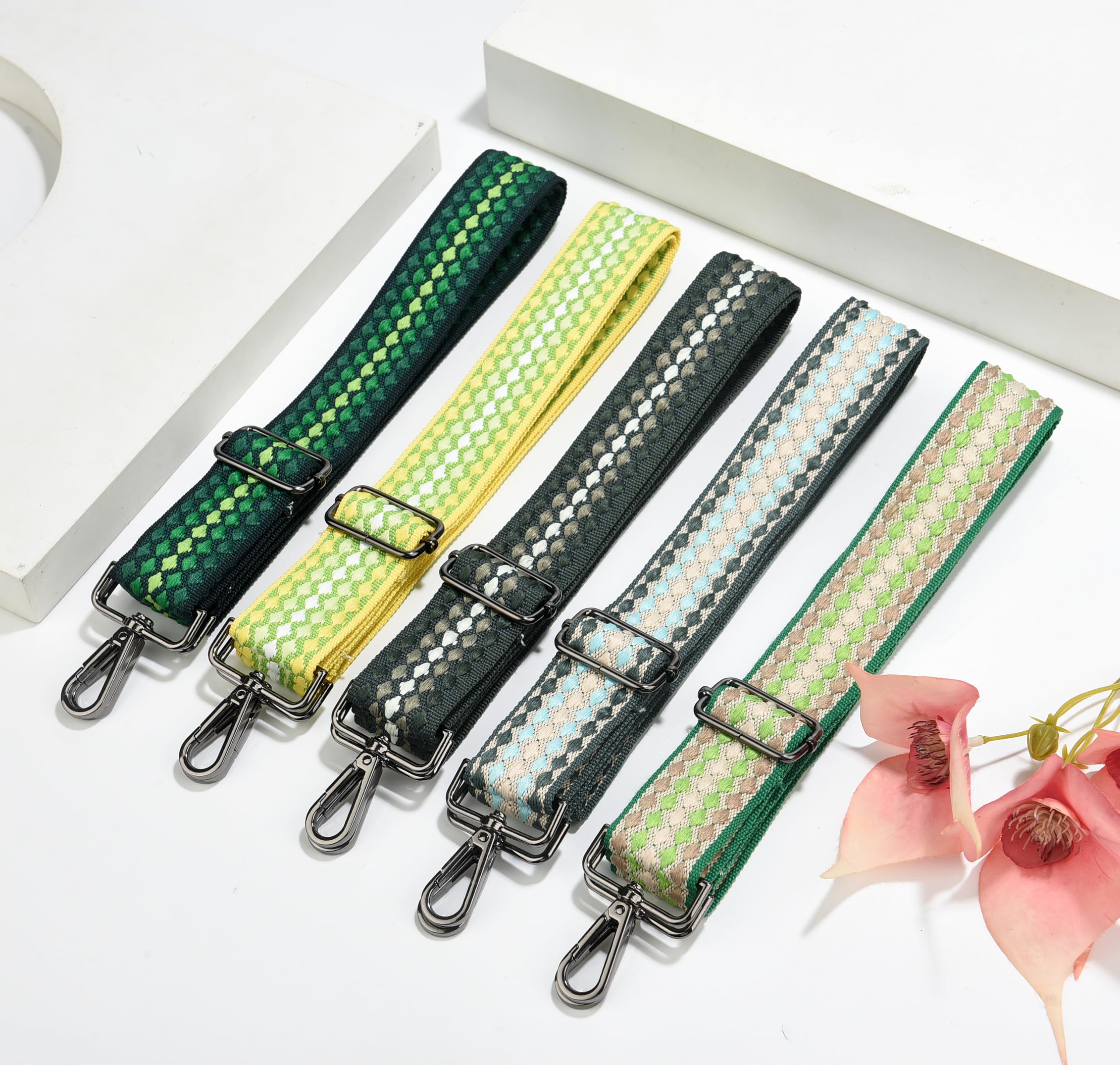 LoZoDo Adjustable Silver Purse Strap - Wide Crossbody Shoulder Strap Replacement for Handbags & Purses - Perfect for Everyday Use, Travel & Fashion Accessories
