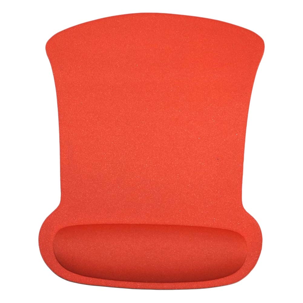 Premium MOHALIKO Gaming Mouse Pad - Extra Large Non-Slip Surface with Comfortable Wrist Rest - Soft Sponge Cushion for PC & Laptop Gamers (Orange) - Perfect for Esports, Office Work & Long Gaming Sessions