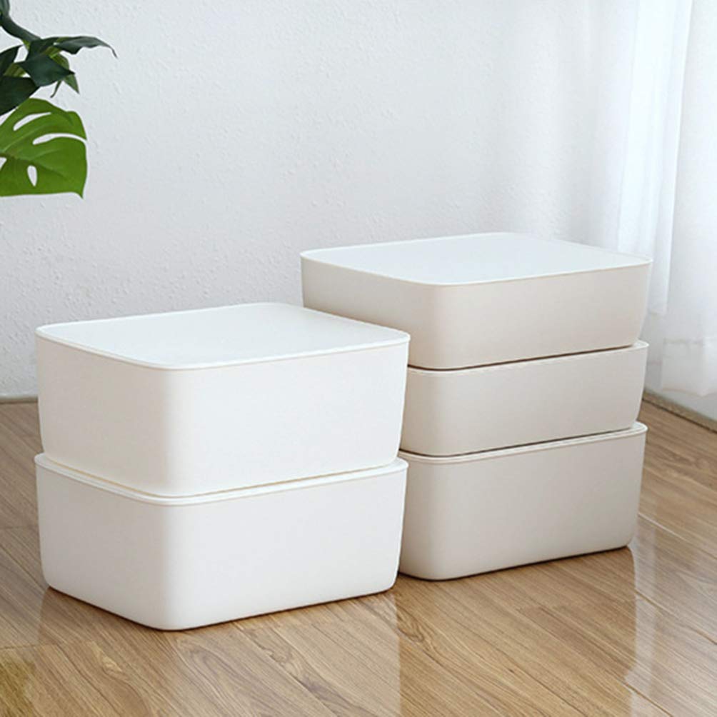 TOPBATHY Hanging Closet Drawers Organizer - Stackable Storage Baskets for Closet, Vanity & Dressing Table - White Bra Storage Box | Perfect for Bedroom, Bathroom & Wardrobe Organization
