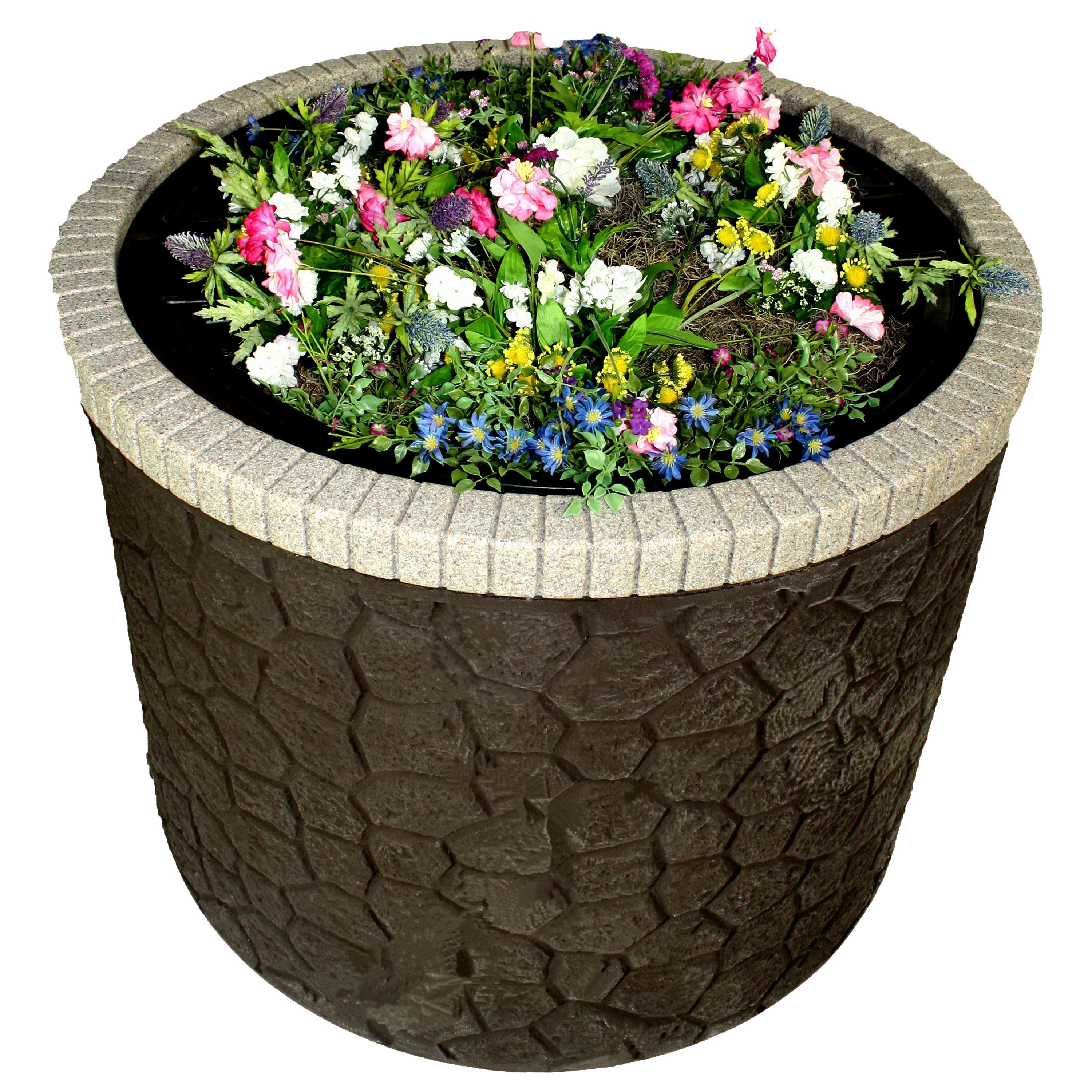 35 Gallon Decorative Septic Tank Cover - Durable Outdoor Basin Planter Enclosure for Yard, Garden & Landscape Design