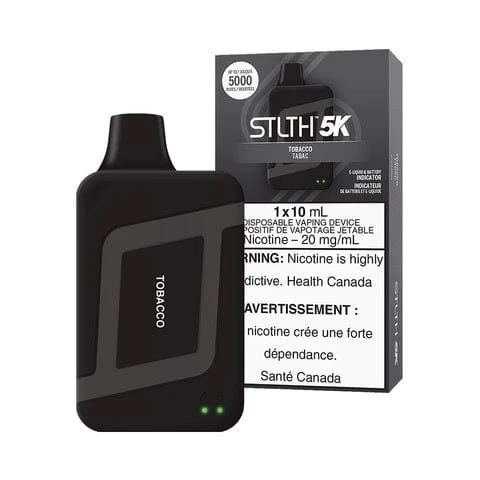 STLTH 5K Disposable Vape - 5000 Puffs, 5-Pack (Alberta) | Long-Lasting Flavors for On-the-Go Vaping, Travel & Social Events
