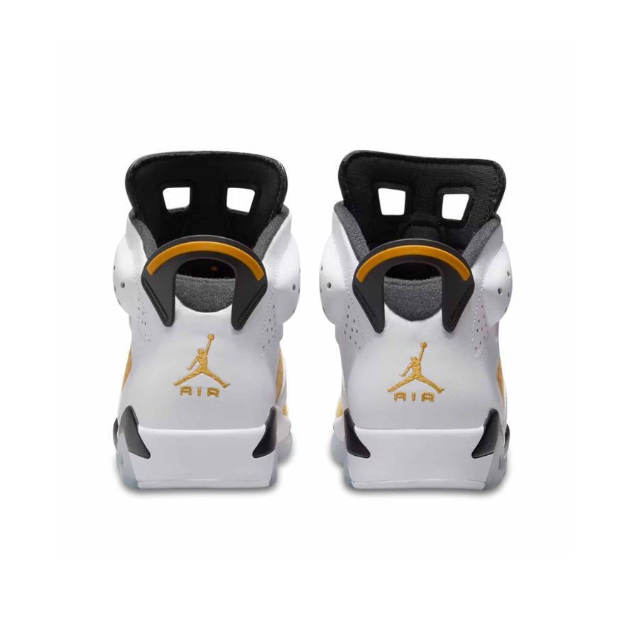 Air Jordan 6 Retro Men's Basketball Shoes - Yellow Ochre/Black Colorway | High-Top Sneakers for Streetwear & Basketball Performance