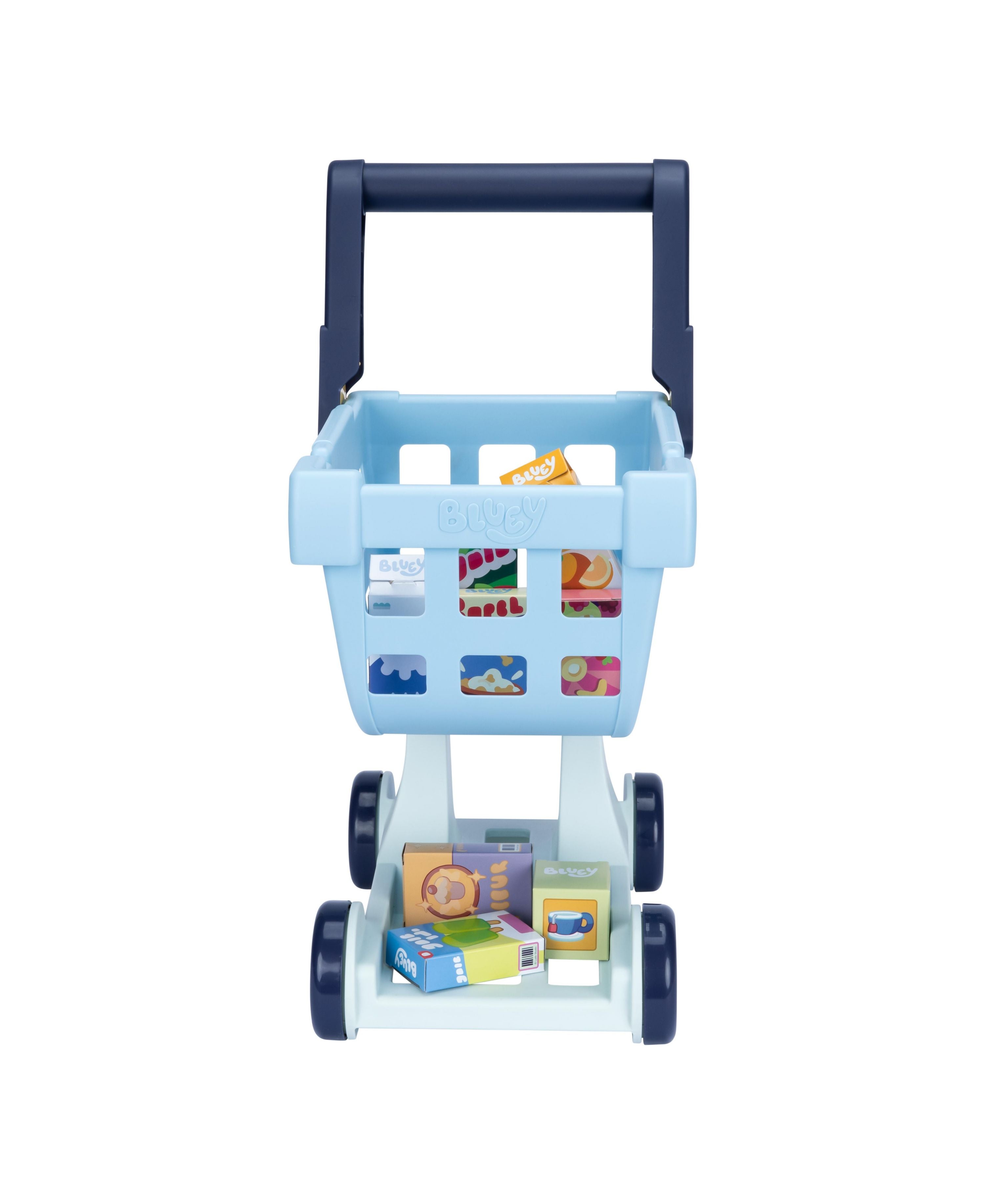 Bluey S11 Role Play Shopping Cart Adventure Set - Interactive Kids Pretend Play Toy for Imaginative Fun - Perfect for Indoor & Outdoor Playtime Adventures
